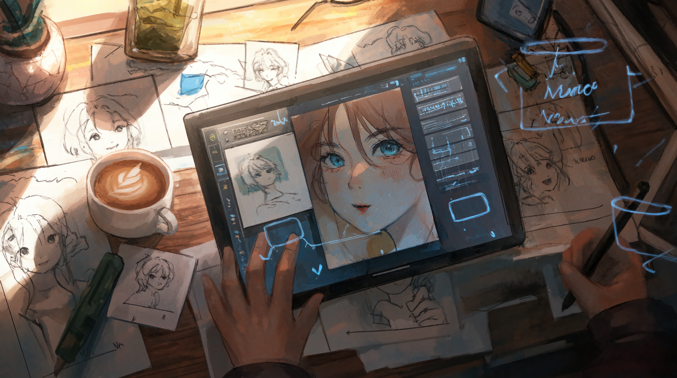 Character creation interface showing name and avatar selection